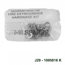 Mirror arm fire ext H'ware kit